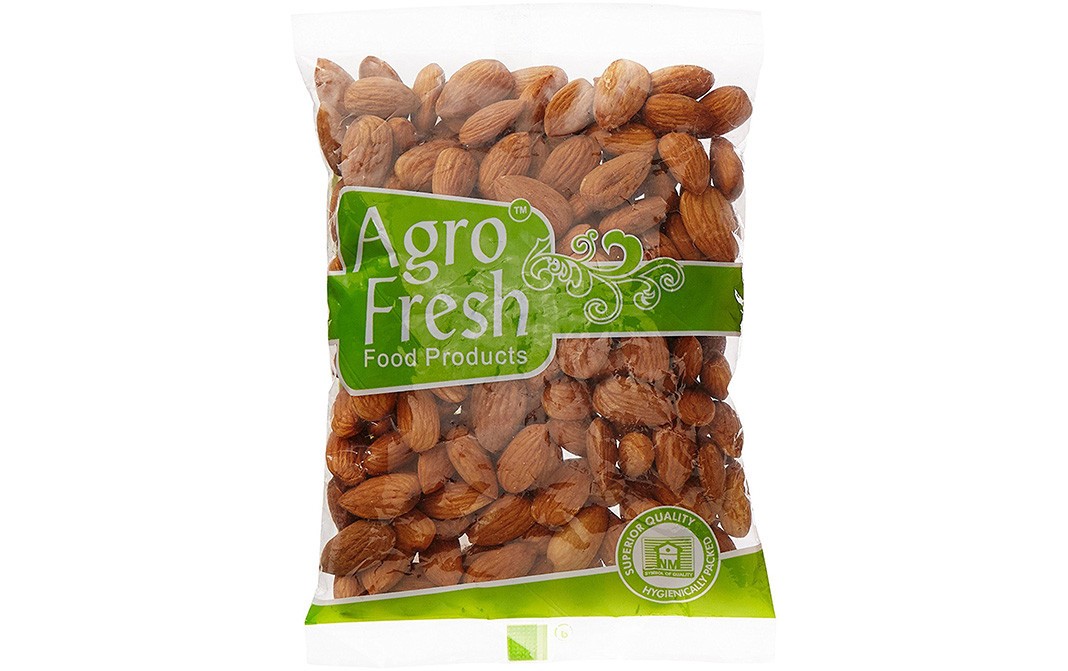 Agro Fresh Regular Almonds    Pack  200 grams